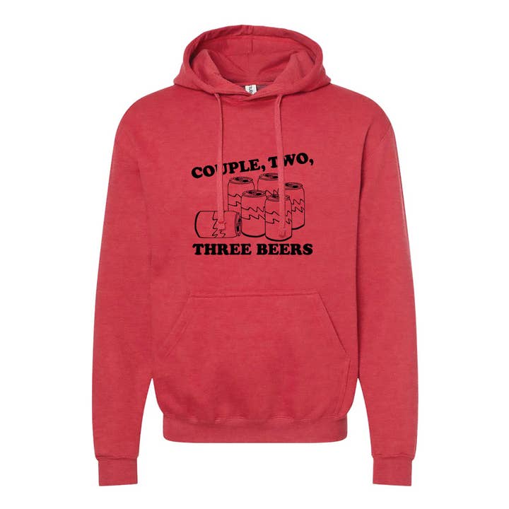 Couple, Two, Three Beers Minnesota Hoodie for wholesale by Minnesota Awesome