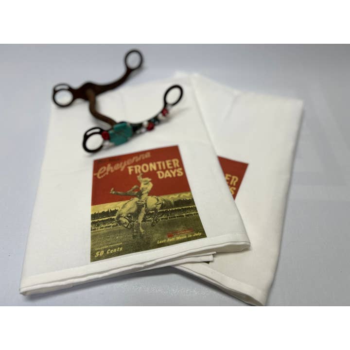 Red Dirt Ranch Clothing Company - Wholesale Tea Towel - Dish Towel Cheyenne Frontier Days