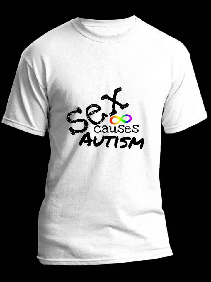 sex forårsager autisme skjorte for engroshandel hos Fromtheart bespoke designs