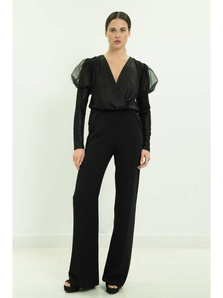 REMOVED BRAND - Venta al por mayor Pantalones - Mujer - Pantalón palazzo fluido