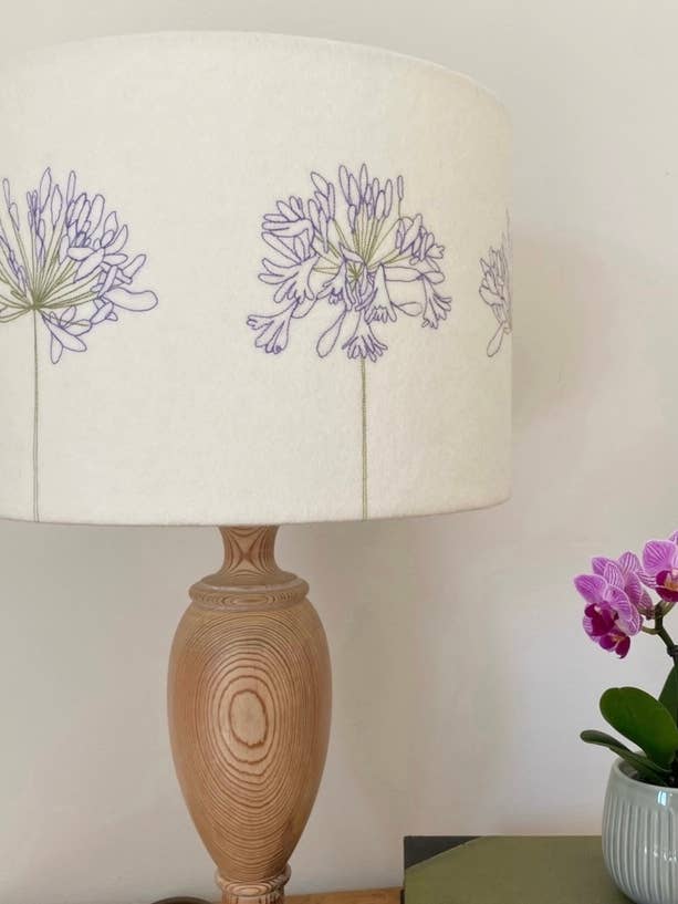 Agapanthus Lampshade for wholesale by melody ryder designs