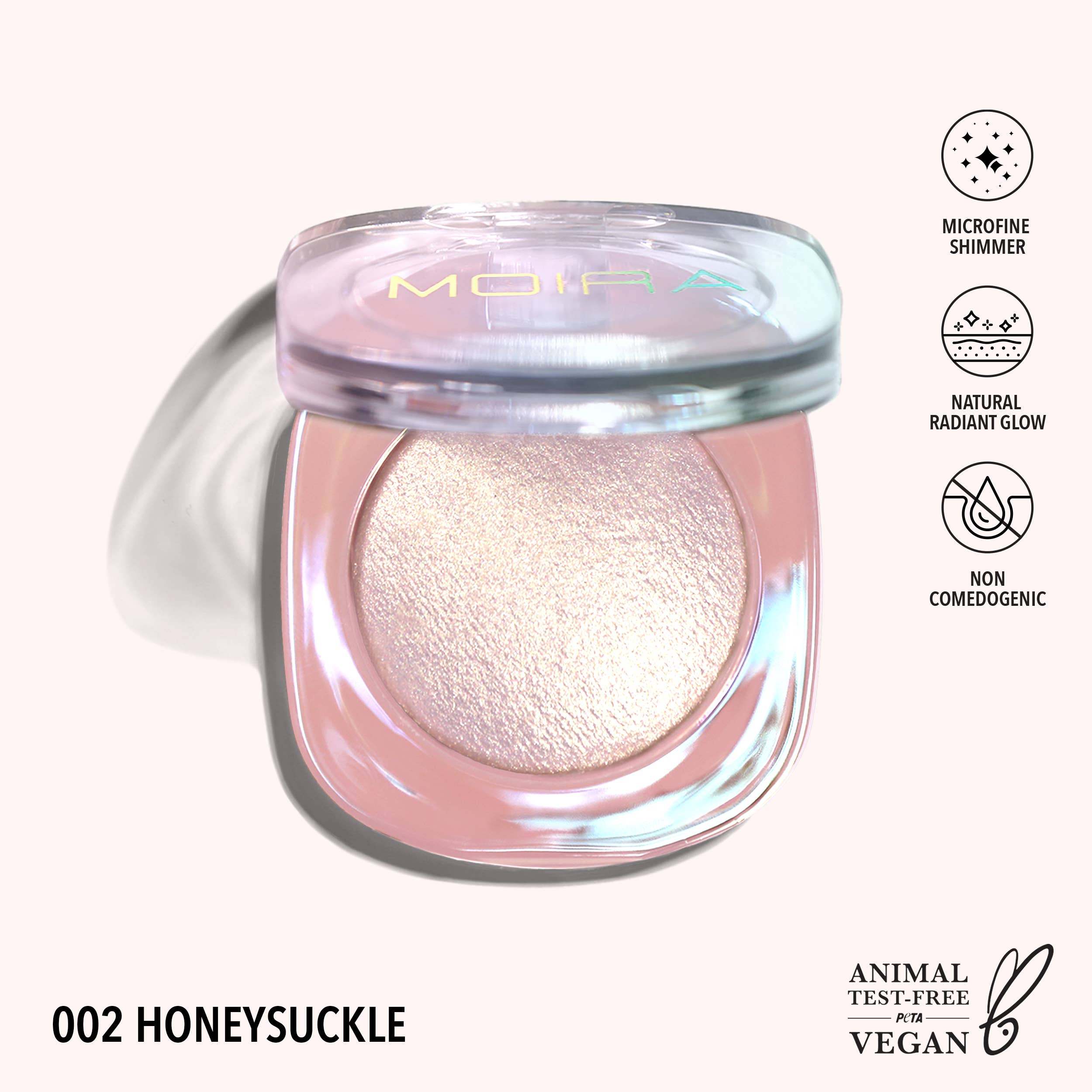 Moira Cosmetics - Wholesale Makeup Highlighter - Dreamlight Highlighter (002, Honeysuckle)