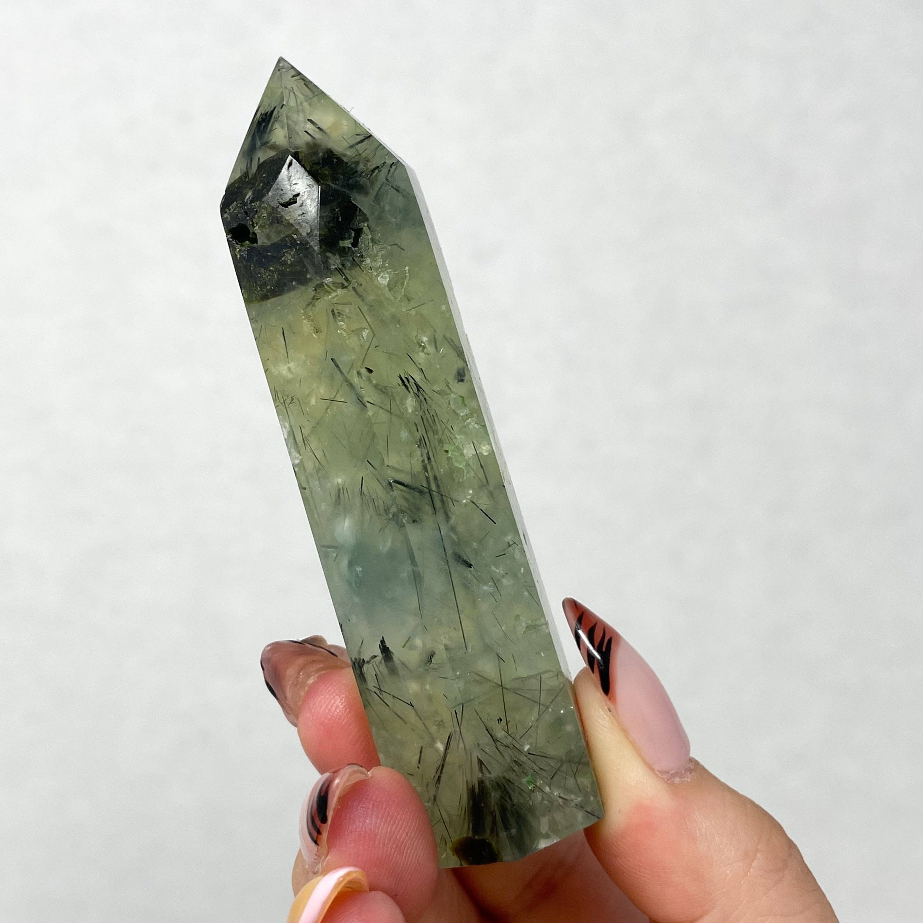 The Crystal Tabby - Vendita all'ingrosso Pietra/cristallo spirituale - Torre di prehnite1