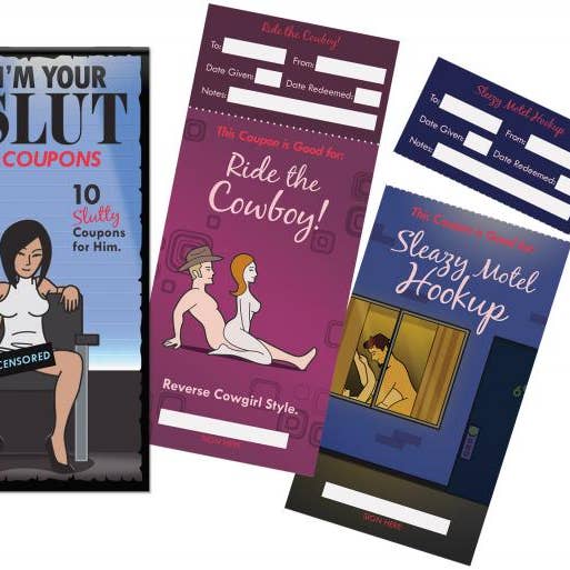 I'm Your Slut Coupons for wholesale by Kheper Games Inc