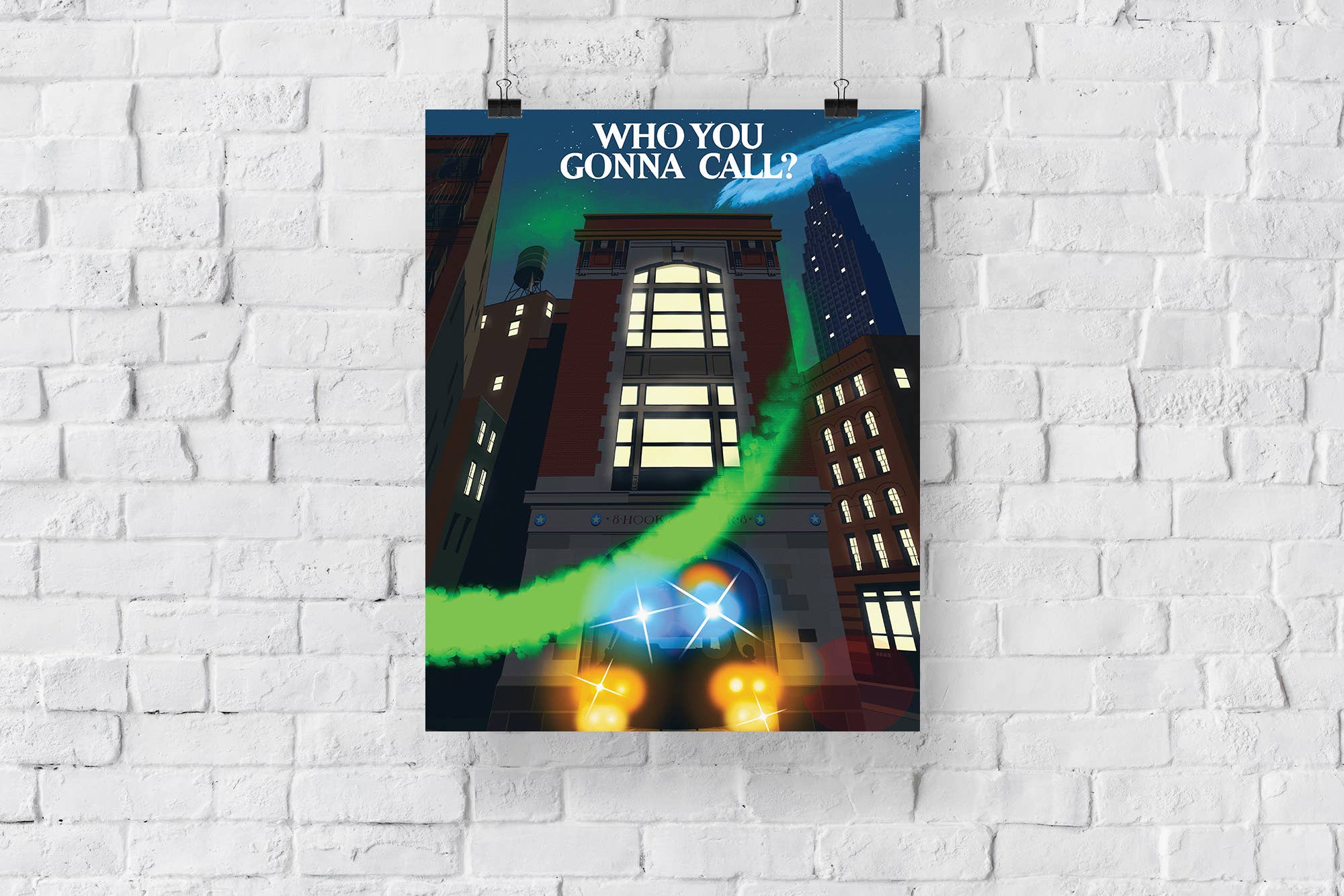 Star Editions - Wholesale Art Print - Film Poster- Who You Gonna Call? - Night Time - Art Print2