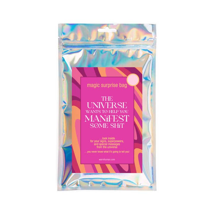 warm human - Wholesale Gag Gift/Novelty Gift - Grab-bag: Universe Wants To Help You Manifest Some Shit 1