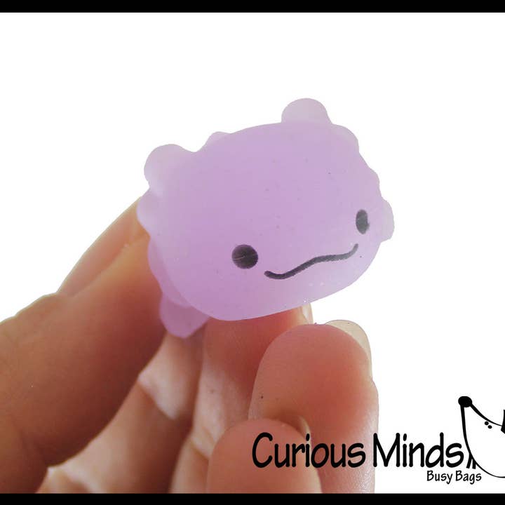 Curious Minds Toys - Vente Jouet mou – enfant et bébé - 1 Mochi Squishy Animals Axolotl - Kawaii - Cute Jelly OT