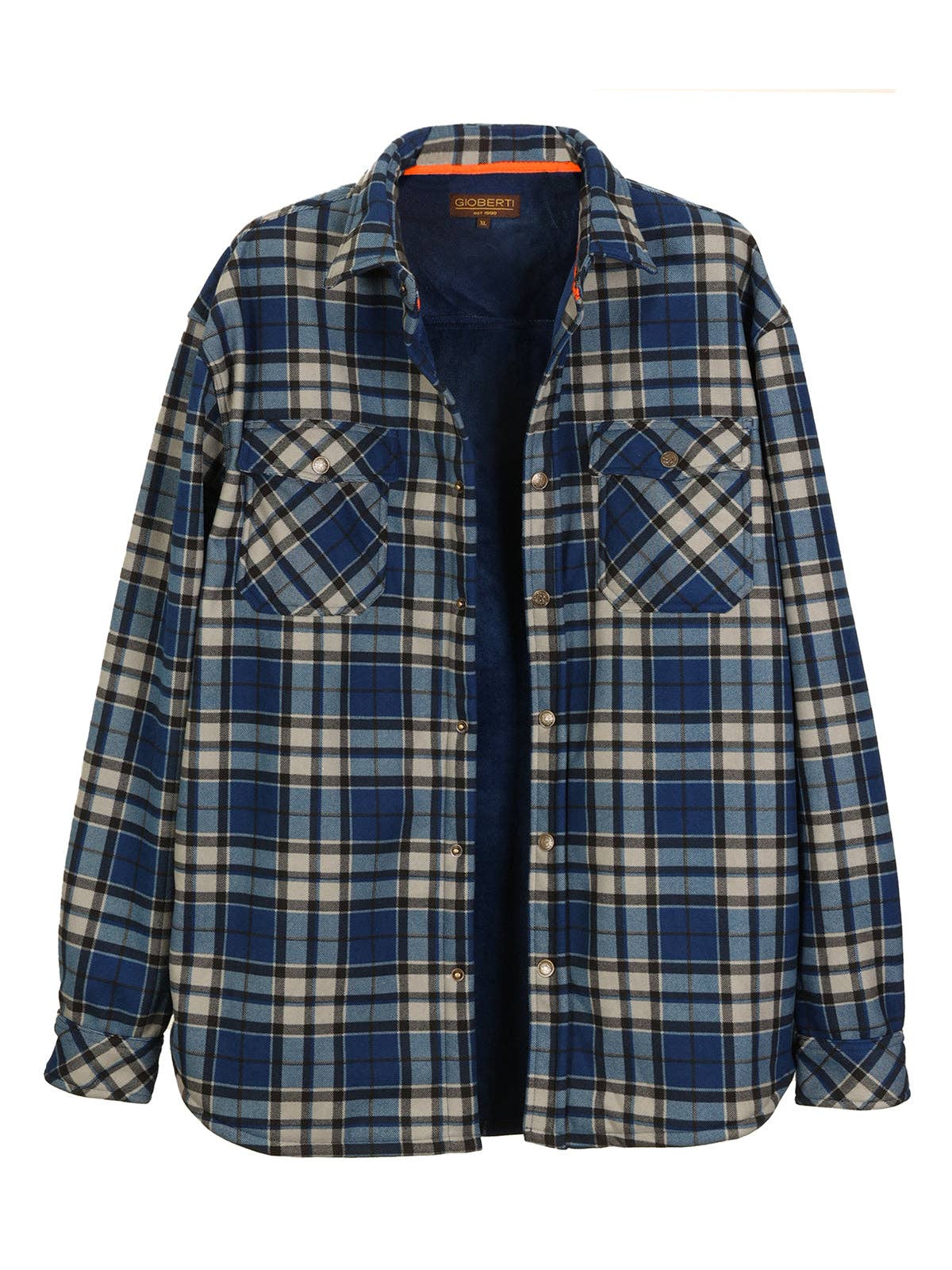 b-one inc – wholesale Shirt Jacket/Shacket - Men’s – Men's Checkered Flannel Shirt Jacket GB-FJ915
