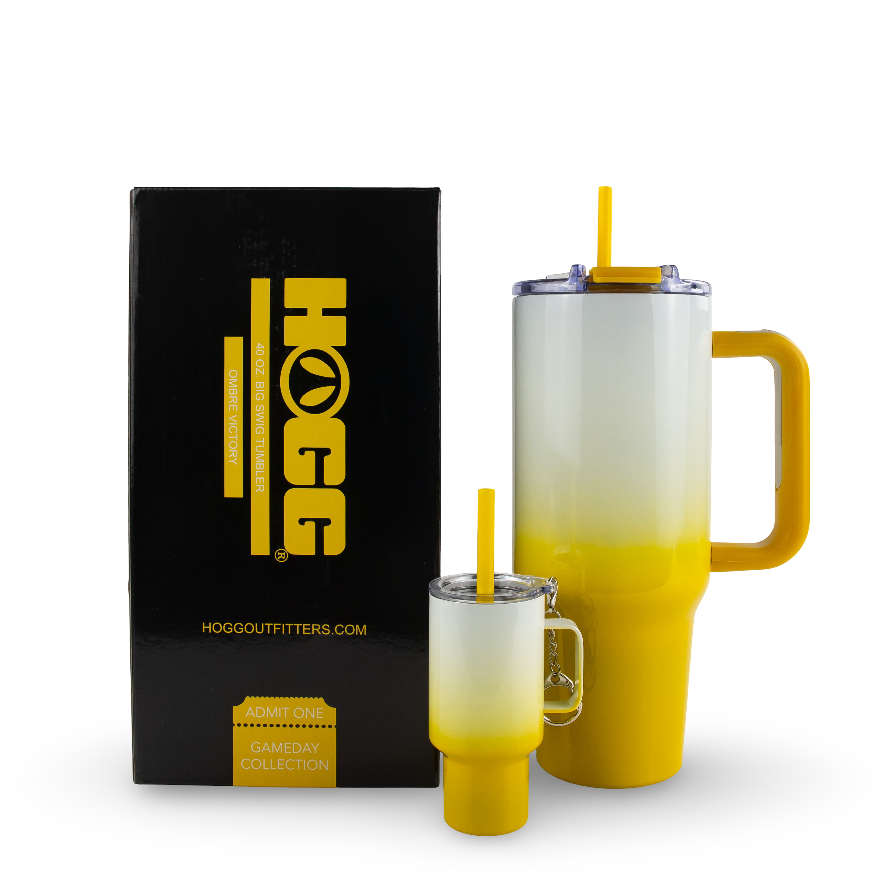 Hogg Outfitters - Vendita all'ingrosso Bicchiere/tazza termica - Set Sublimazione 40oz Big Swig Ombre con Mini Tumbler 4oz4