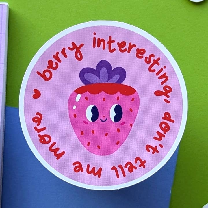 Studio Kumimi - Wholesale Sticker - Berry Interesting, Don't Tell Me More Sticker0