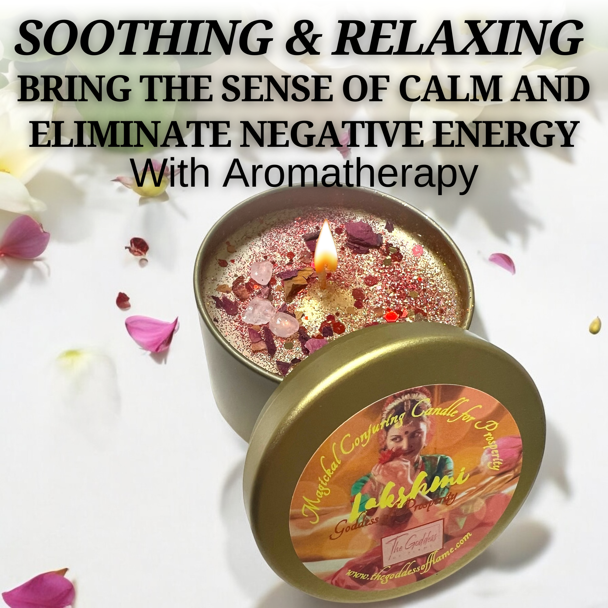 The Goddess of Flame - Wholesale Votive Candle - Lakshmi Goddess of Wealth Conjuring Candle8