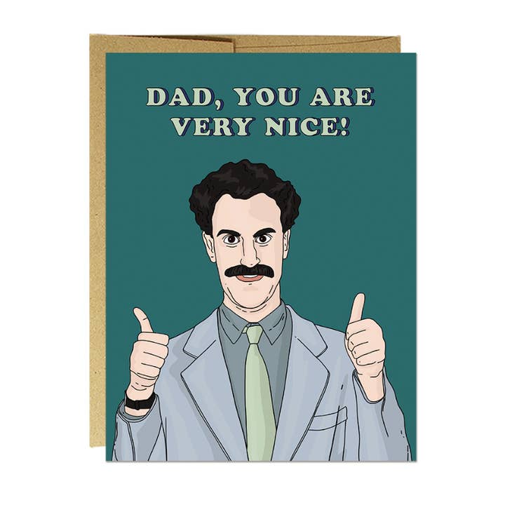 Very Nice! Dad | Father's Day Card for wholesale by Party Mountain Paper co.