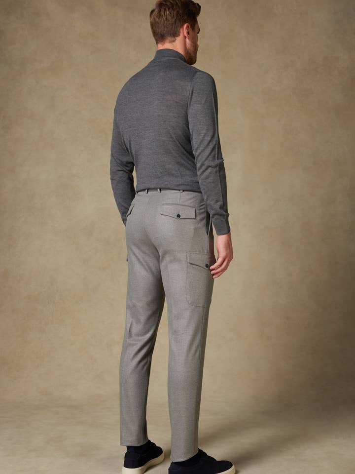 Andrea Nicolotti – Großhandel Hose – Herren – Graue Stoffhose 885-21