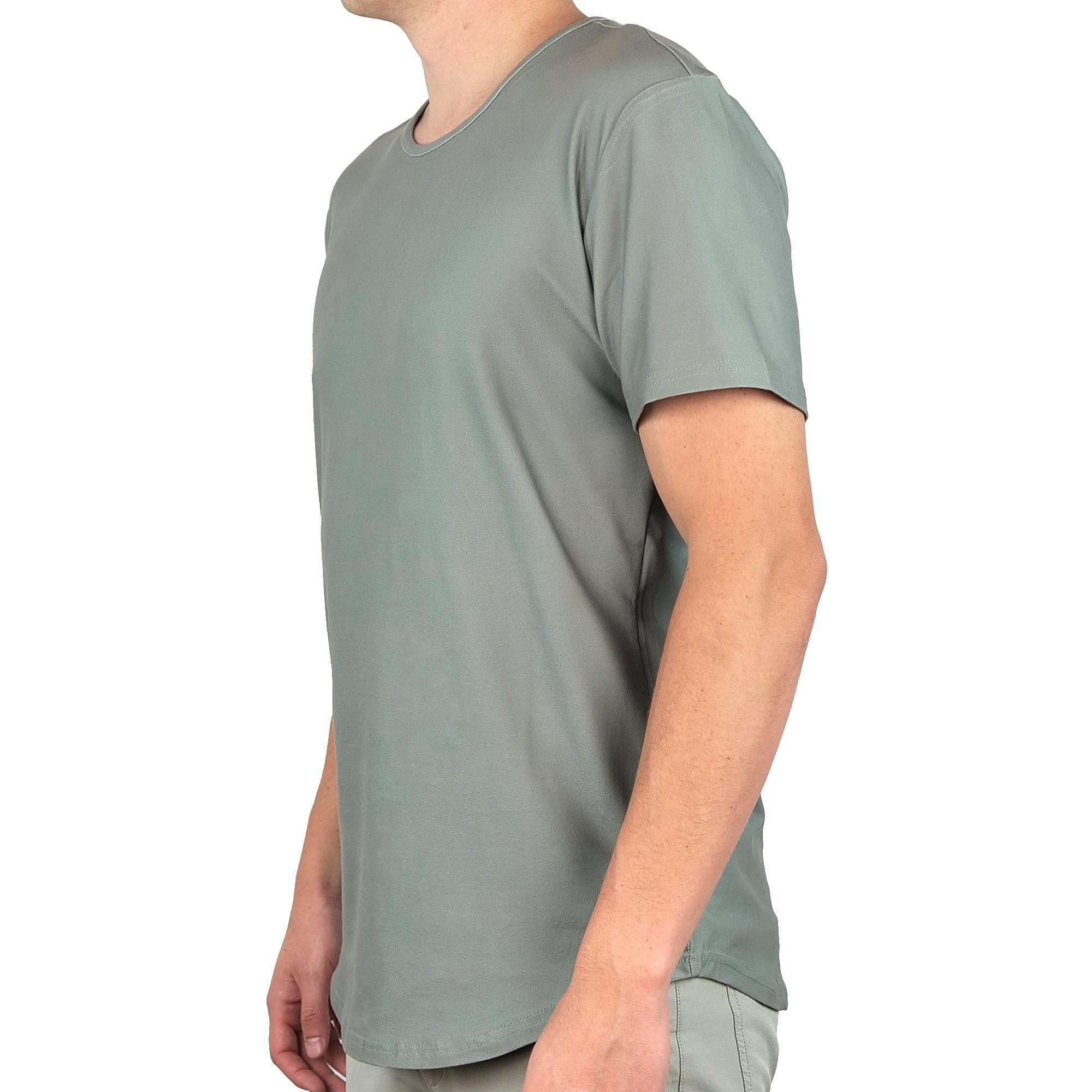 USA Palm – wholesale T-shirt – men's – Premium Crew Curve Hem Short Sleeve34