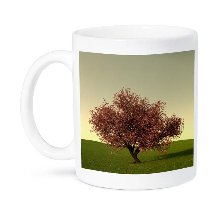 3dRose - Vendita all'ingrosso Tazza - 3dRose, Un ciliegio giapponese al tramonto, Tazza8