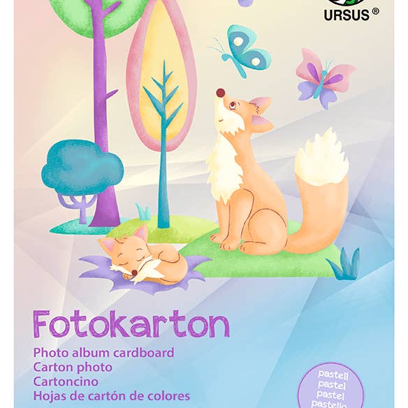 Photo cardboard block “Pastel”, DIN A4 for wholesale by URSUS® / Buntpapierfabrik Ludwig Bähr GmbH & Co. KG