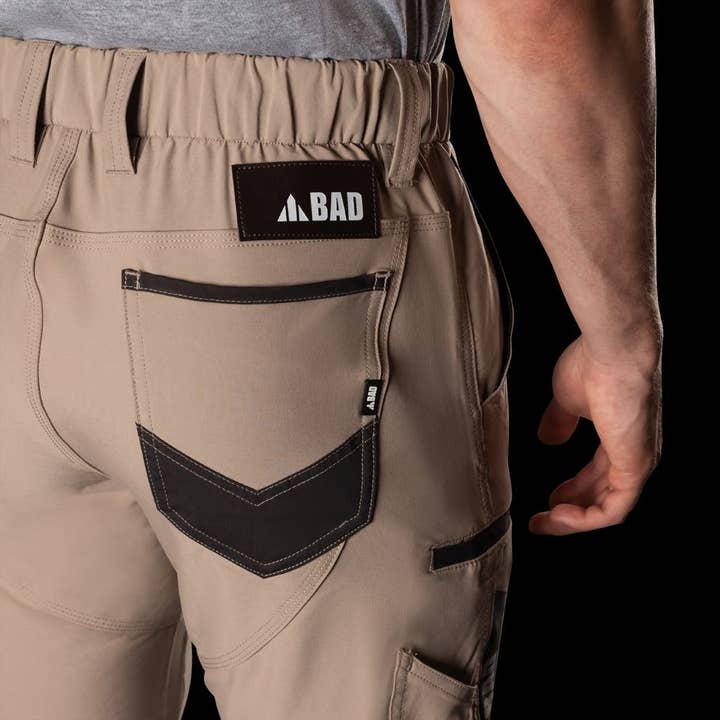 BAD WORKWEAR - Wholesale Pants – Men's - BAD NEXT™ WATERPROOF ELASTIC WAIST CUFFED WORK PANTS