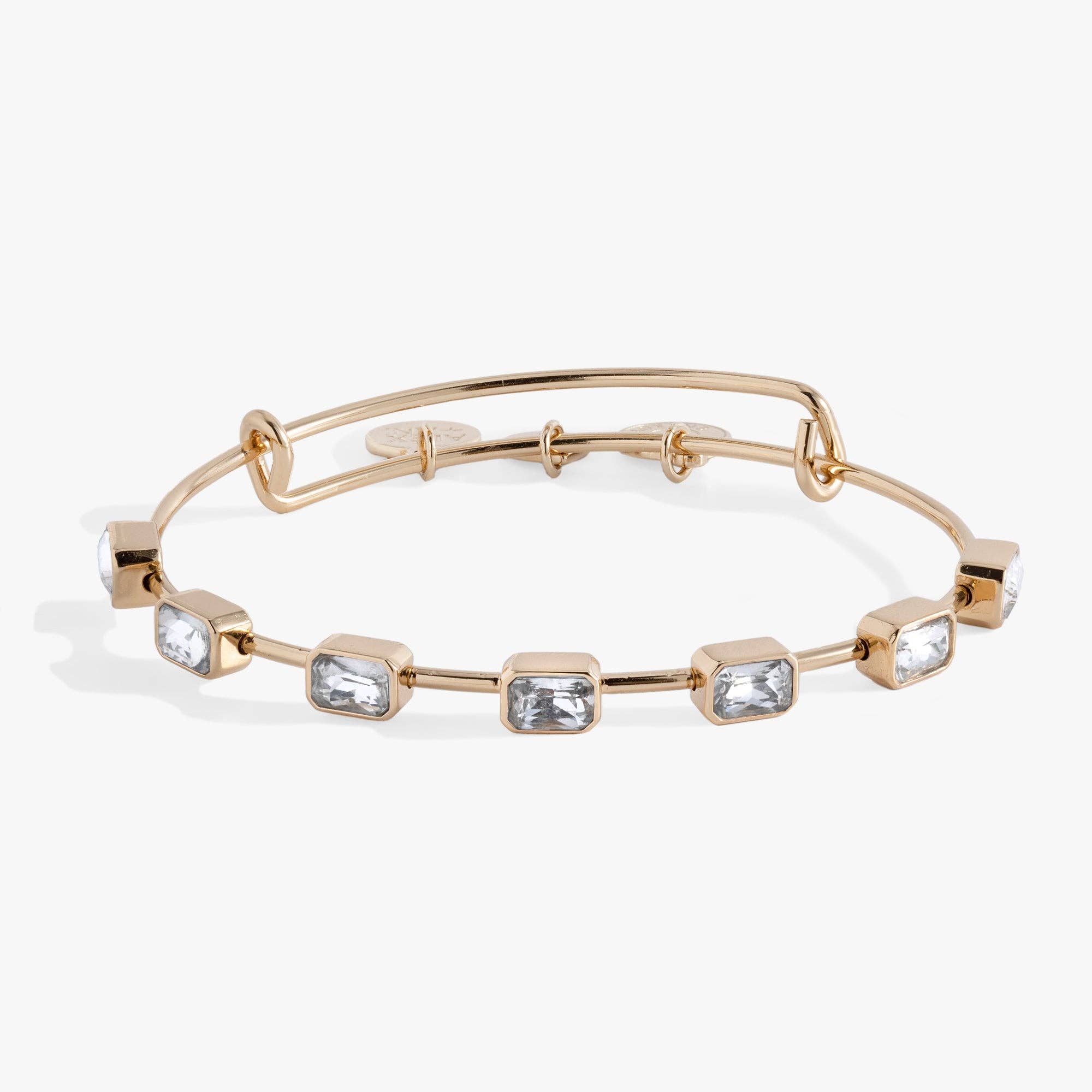 Alex and Ani - Wholesale Bangle Bracelet - April Birthstone Emerald Cut Bangle4