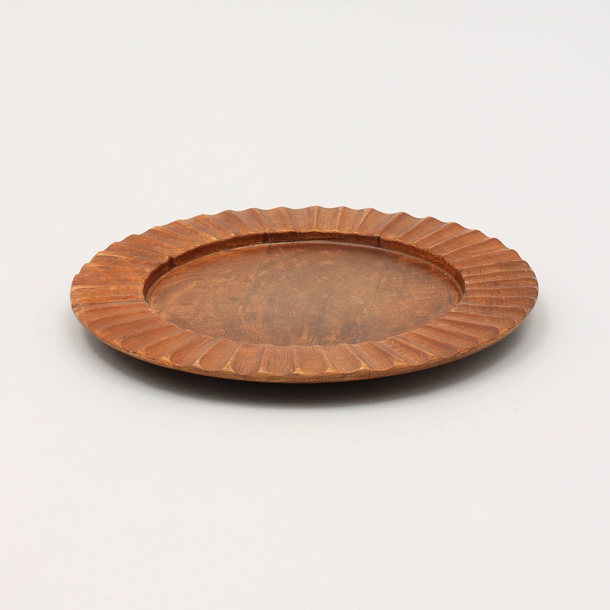ExpoBazaar - Wholesale Dinner Plate - Wood Charger Plate | Handmade 13" Artisan Wooden Tableware1