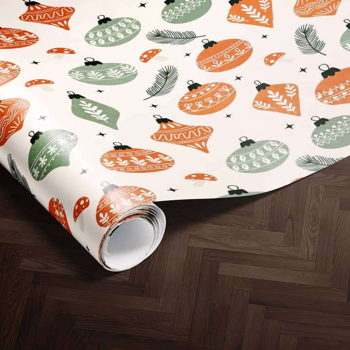 MagicMerchEmporium - Wholesale Wrapping Paper Roll - Retro Holiday Wrapping Paper3