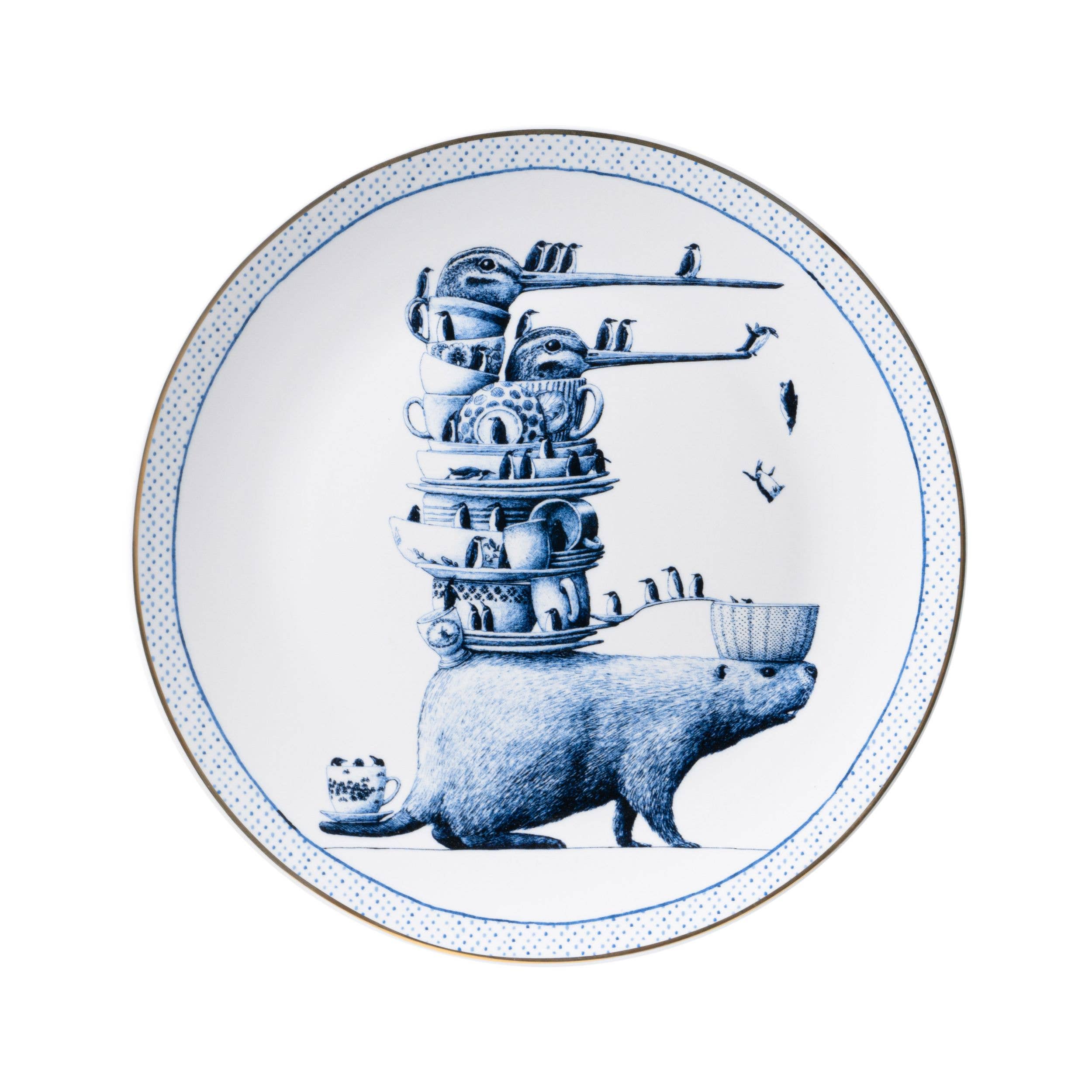 Heinen Delfts Blauw - Wholesale Dimensionele/3D-muurkunst - Wandbord Redmer Hoekstra Bever0