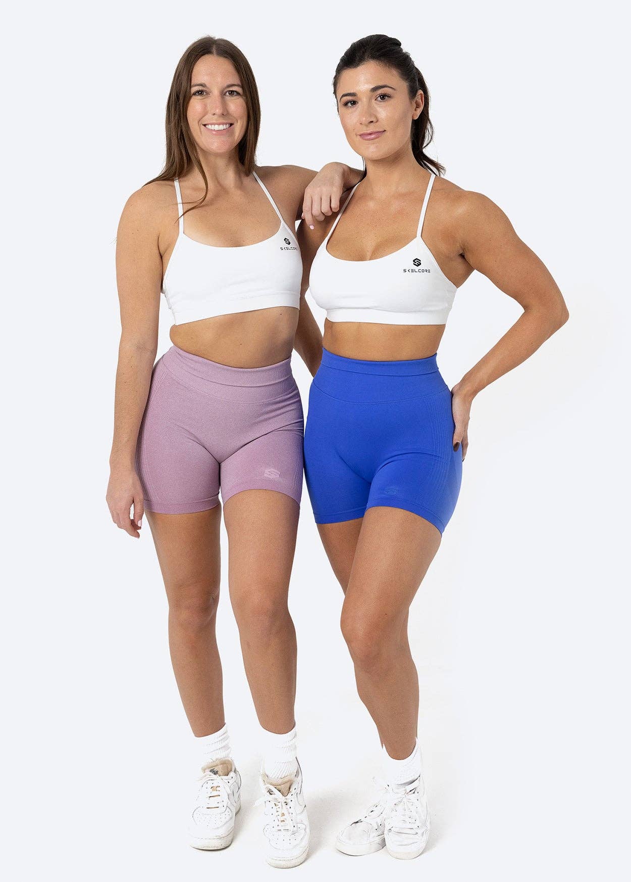 Skelcore - Wholesale Athletic Shorts - Women's - Skelcore Women's Ruched Seamless Mid-Length Short4
