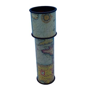 Golden Island Int'l Inc. - Wholesale Decorative Tabletop Object - GI-8082M/120 Old-Fashioned Kaleidoscope: Old World Maps