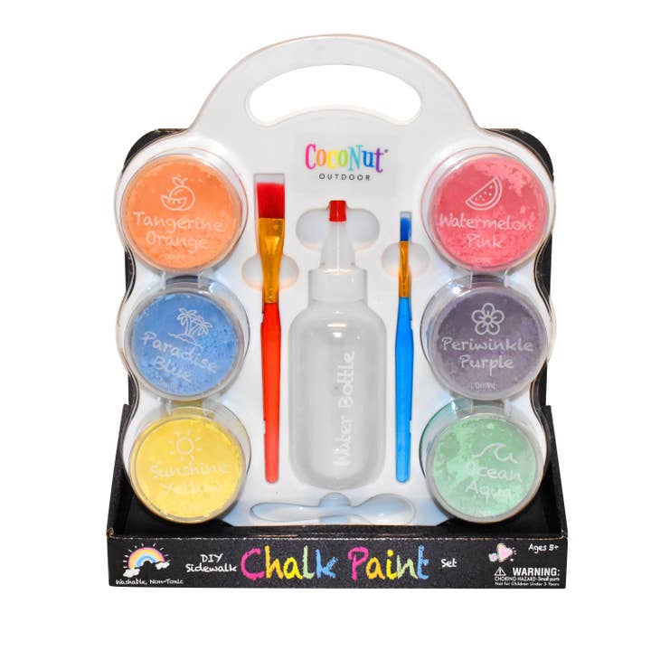 DIY Sidewalk Chalk Paint Set for wholesale by Blue Canoe Brands Inc