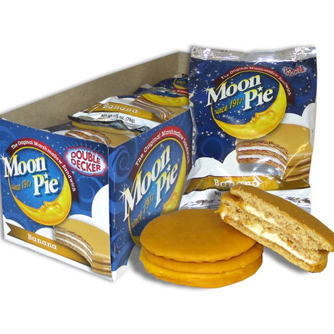 MoonPie Direct - Wholesale Cookie - Double Decker Moonpies - Banana
