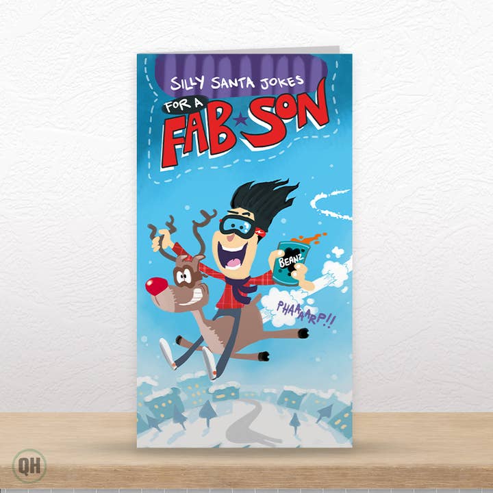 Alberne Weihnachtsmann-Witze Weihnachtsgrußkarte für Sohn für den Großhandel von Quitting Hollywood