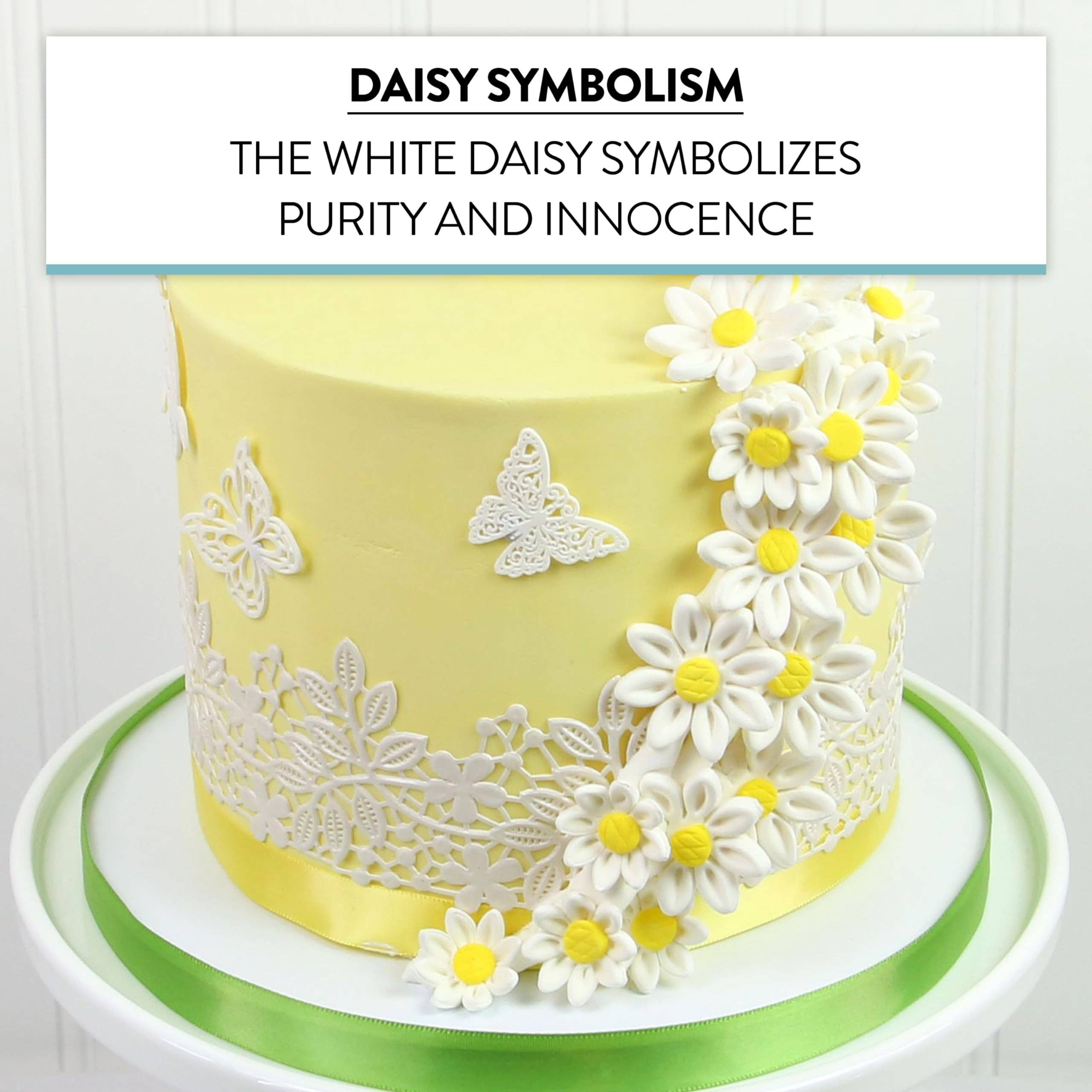 Global Sugar Art - Wholesale Taart/cupcaketopper - Eetbare Madeliefje Taartdecoraties, Witte en Gele Suikerbloemen, Onbedraad 1 Inch, Madeliefje Cupcake Toppers, Eetbare Bloemen Taartdecoraties door Chef Alan Tetreault, Global Sugar Art3