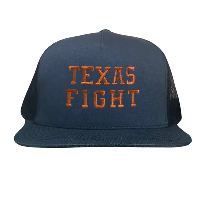 Last Stand Hats, LLC - Wholesale Baseball Cap - Unisex - Texas Longhorns Texas Fight Embroidered Hats / UT9154 / MM19