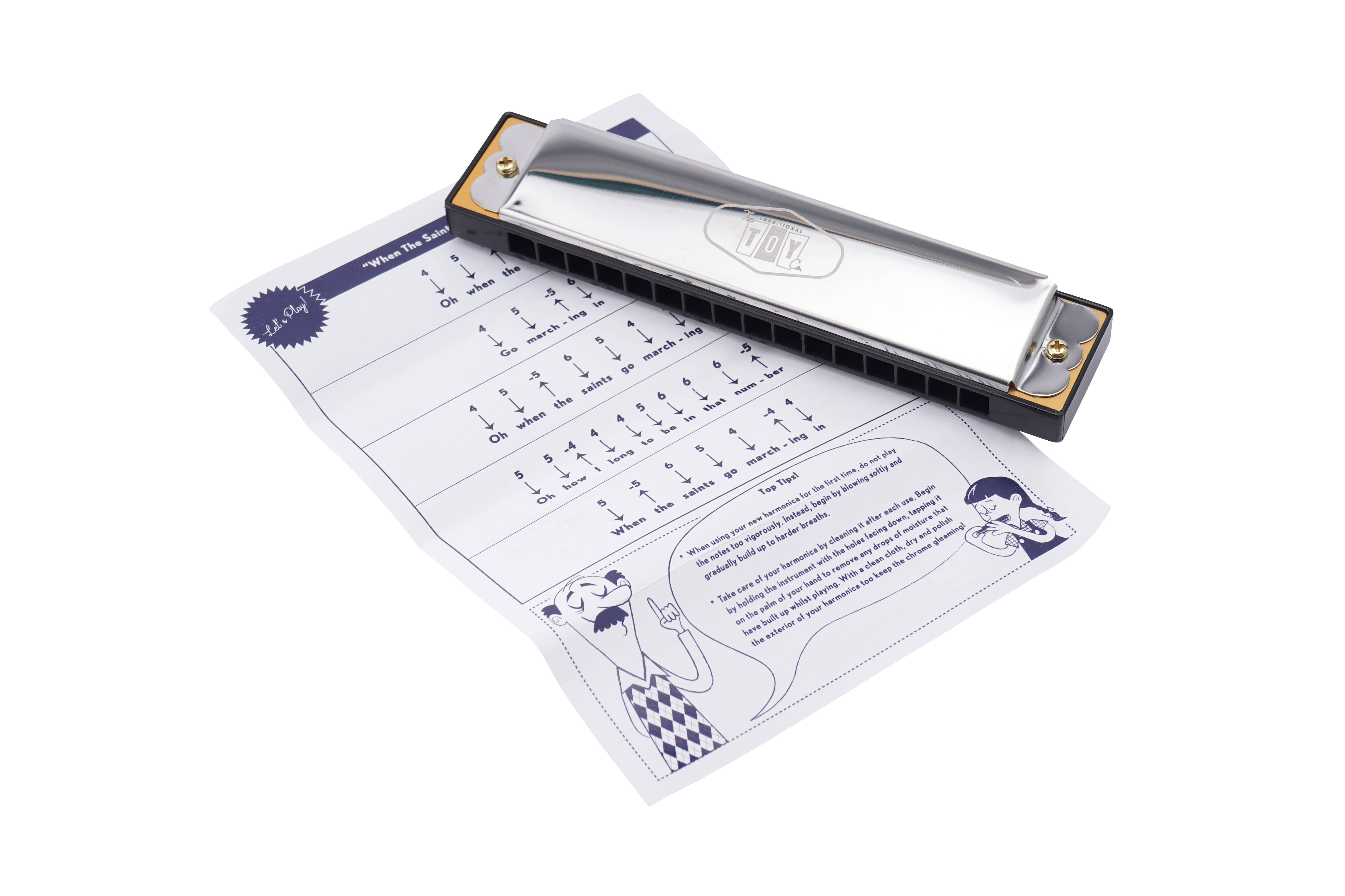 CGB Giftware - Wholesale Muzikaal speelgoed - Kinderen en baby - Traditional Toy Co. mondharmonica2