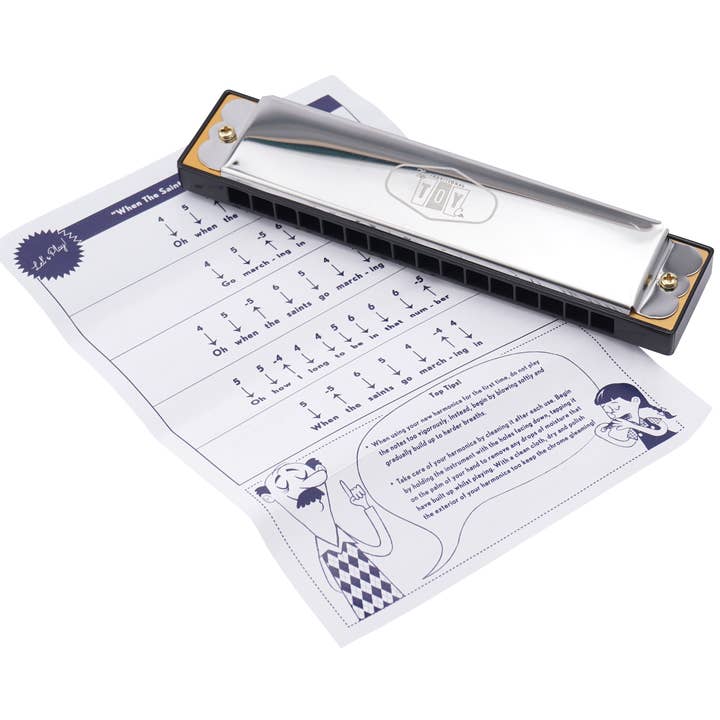 CGB Giftware - Wholesale Muzikaal speelgoed - Kinderen en baby - Traditional Toy Co. mondharmonica2