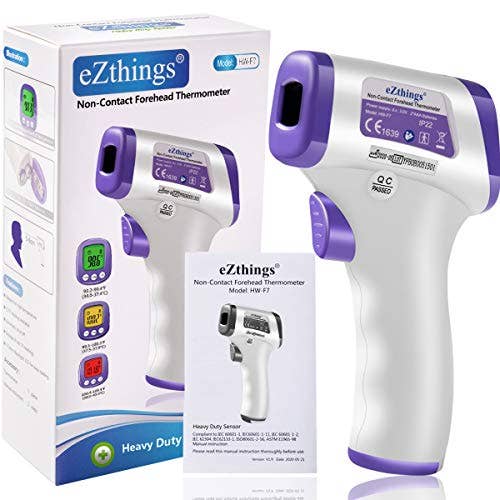 Reed - Wholesale Thermometer - Heavy Duty Thermometer Infrared Forehead High Caliber Sensor No Contact with LCD Display for Medical Offices, Hospitals1