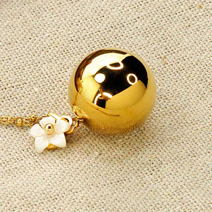 Merveilles du Monde - Vendita all'ingrosso Gioielli a scatto - Pendente gravidanza bola in acciaio inox7