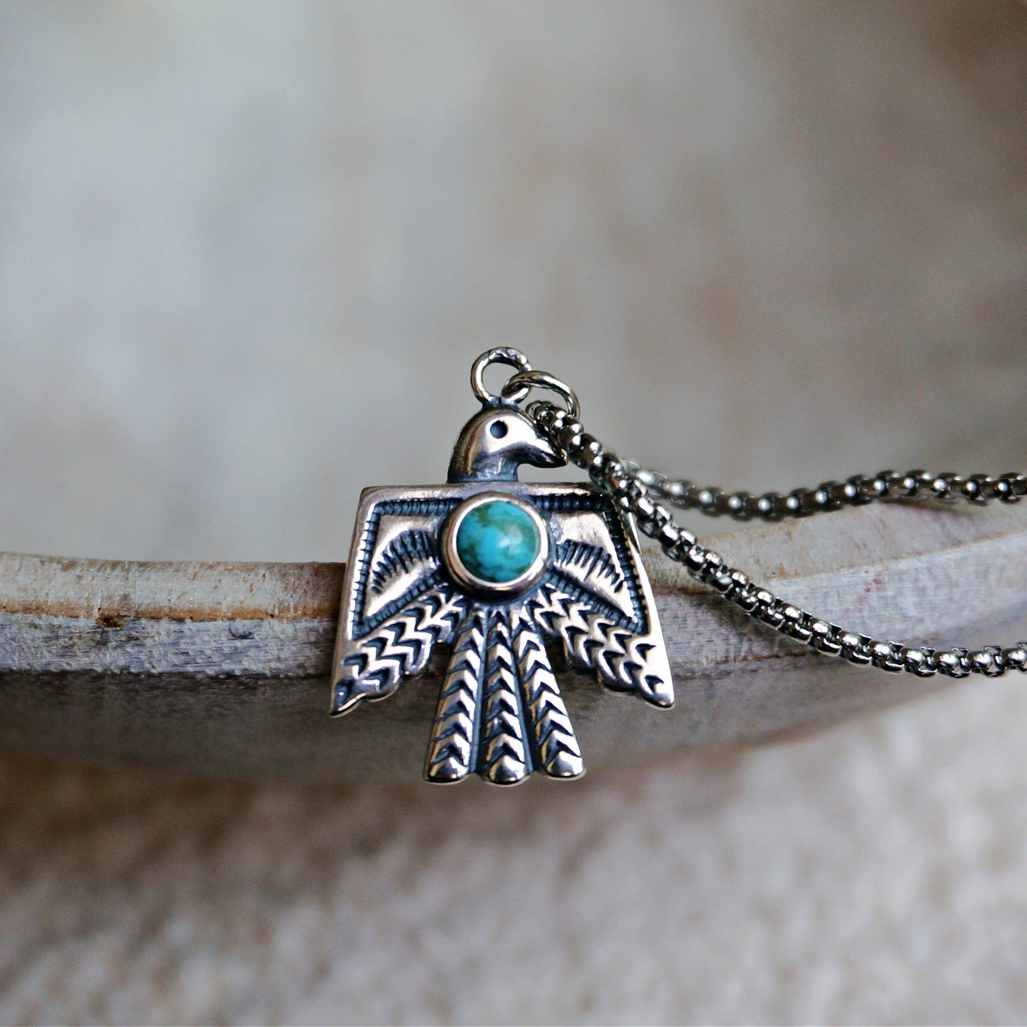 Sowell Jewelry - Wholesale Pendant/Charm Necklace - Thunderbird Turquoise Necklace3