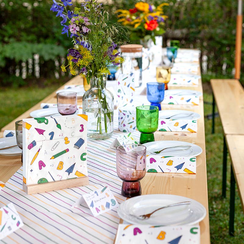 Home Fashion - Carl Dietrich GmbH - Wholesale Table Runner - Airlaid Table Runner 250 cm x 33 cm - Diagonal Stripes2