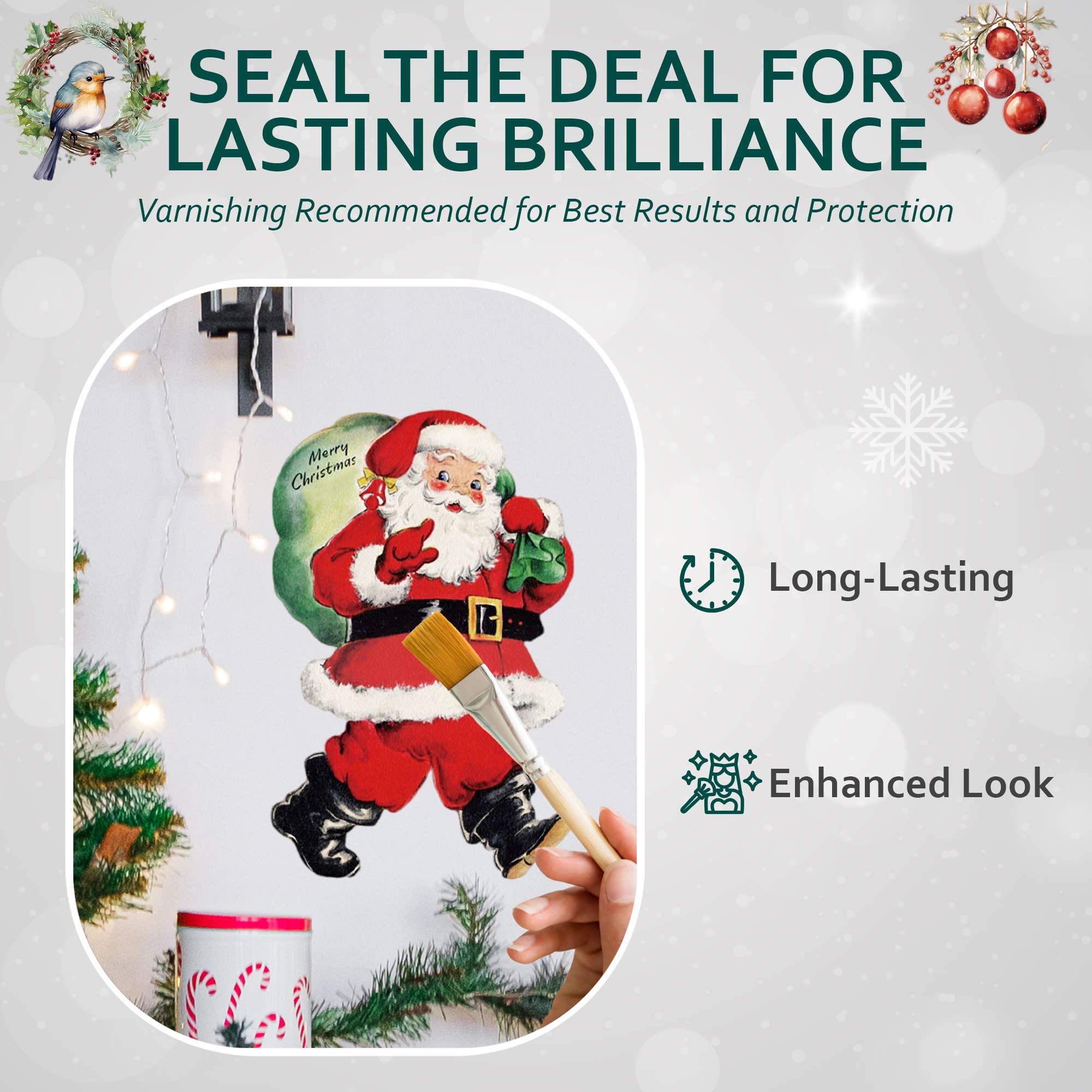 European Excellency - Wholesale Sublimation Transfer - Cardinal Ornaments - Wet Transfer - Decals for Crafts4