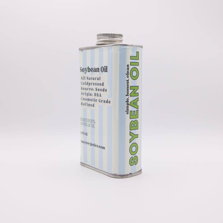 All-Natural Soybean Oil, Cold Pressed Nutrient-Rich Carrier Oil for Skin Softening, Hair Nourishment, & Massage for wholesale by May's Market @ TLM