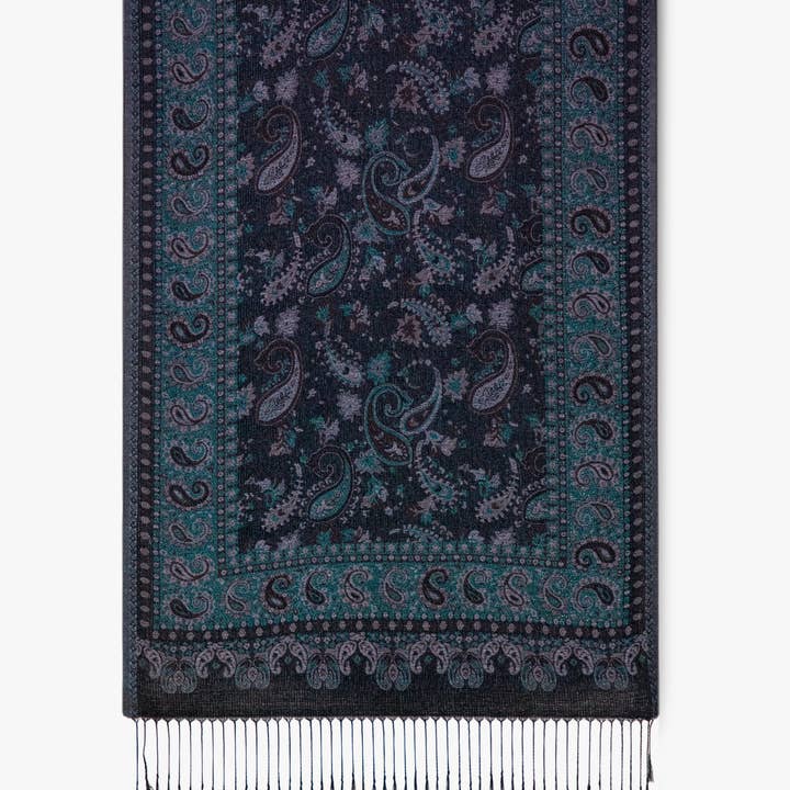 Original USA - Wholesale Scarf - Women's - Persian Paisley Shimmering Pashmina6