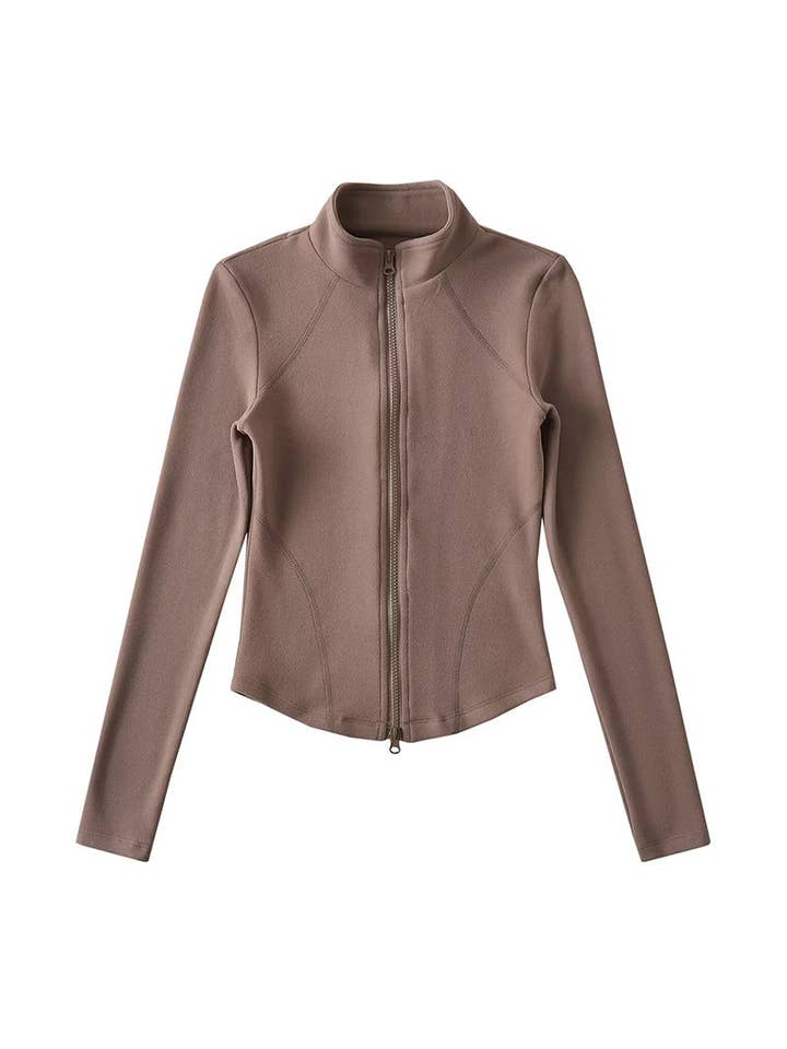 safistyle - Wholesale Athletic Top - Women's - Solid Zip-Up Top11