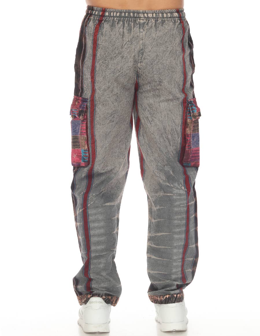 The Collection Royal / Royal Handicrafts - Vendita all'ingrosso Pantalone - Donna - Pantaloni Hippie Boho Hippie in cotone Stonewash13