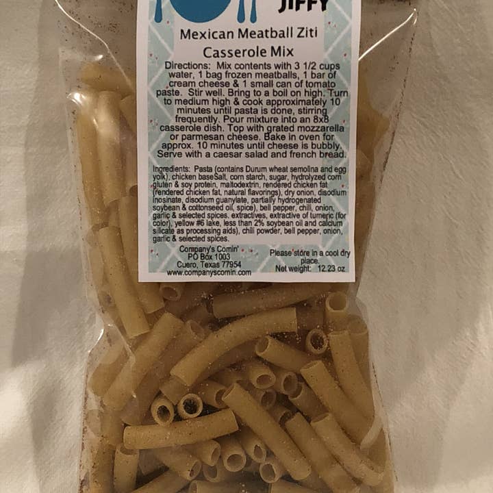 Company's Comin' - Wholesale Pasta - Mexican Meatball Ziti Casserole Mix