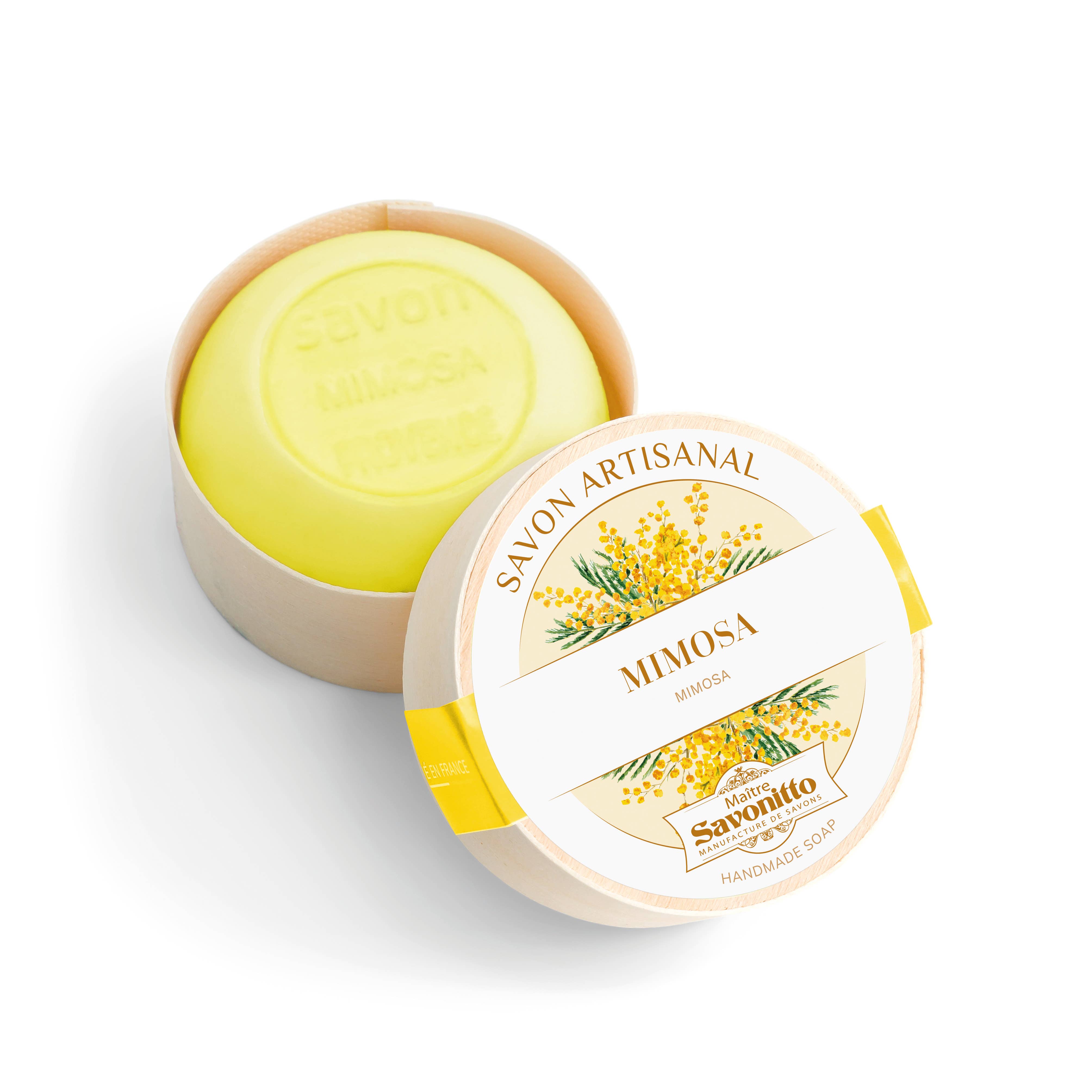 La Belle France - Vente Pains de savon - Savon rond français dans une boîte en bois (100 g)5