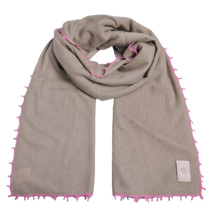 Bifeli-cs taupe cashmere tørklæde for engroshandel hos cute stuff GmbH