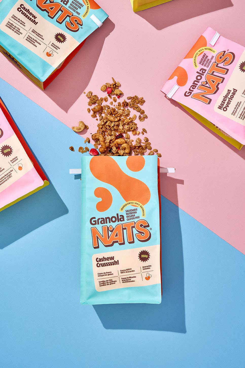 NATS - Wholesale Granola - Granola sin gluten de Anacardos , semillas y frutos rojos3