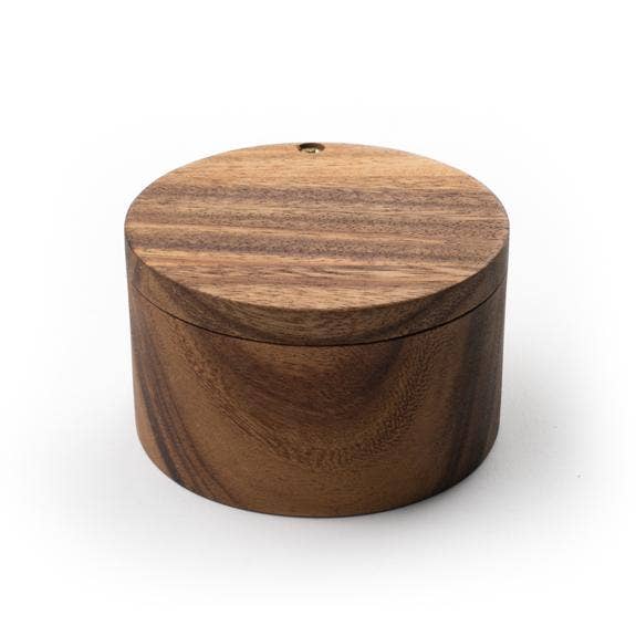 Fox Run Brands - Wholesale Salt Mill - Ironwood Appalachian Salt Cellar, Acacia, 4" x 4" x 2.5"7