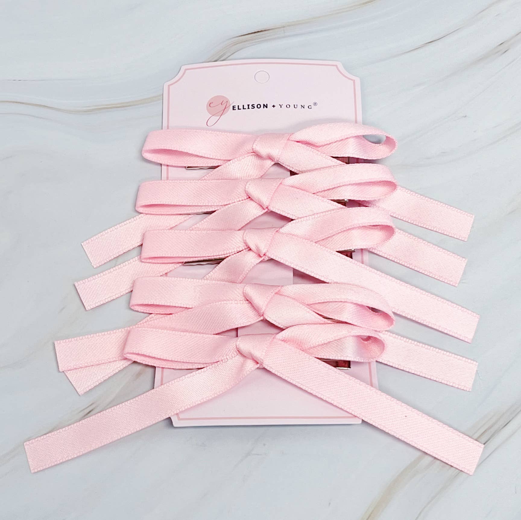 Ellison+Young - Wholesale Hair Clip - Women's - Solid Bow Hair Clip Set Of 51