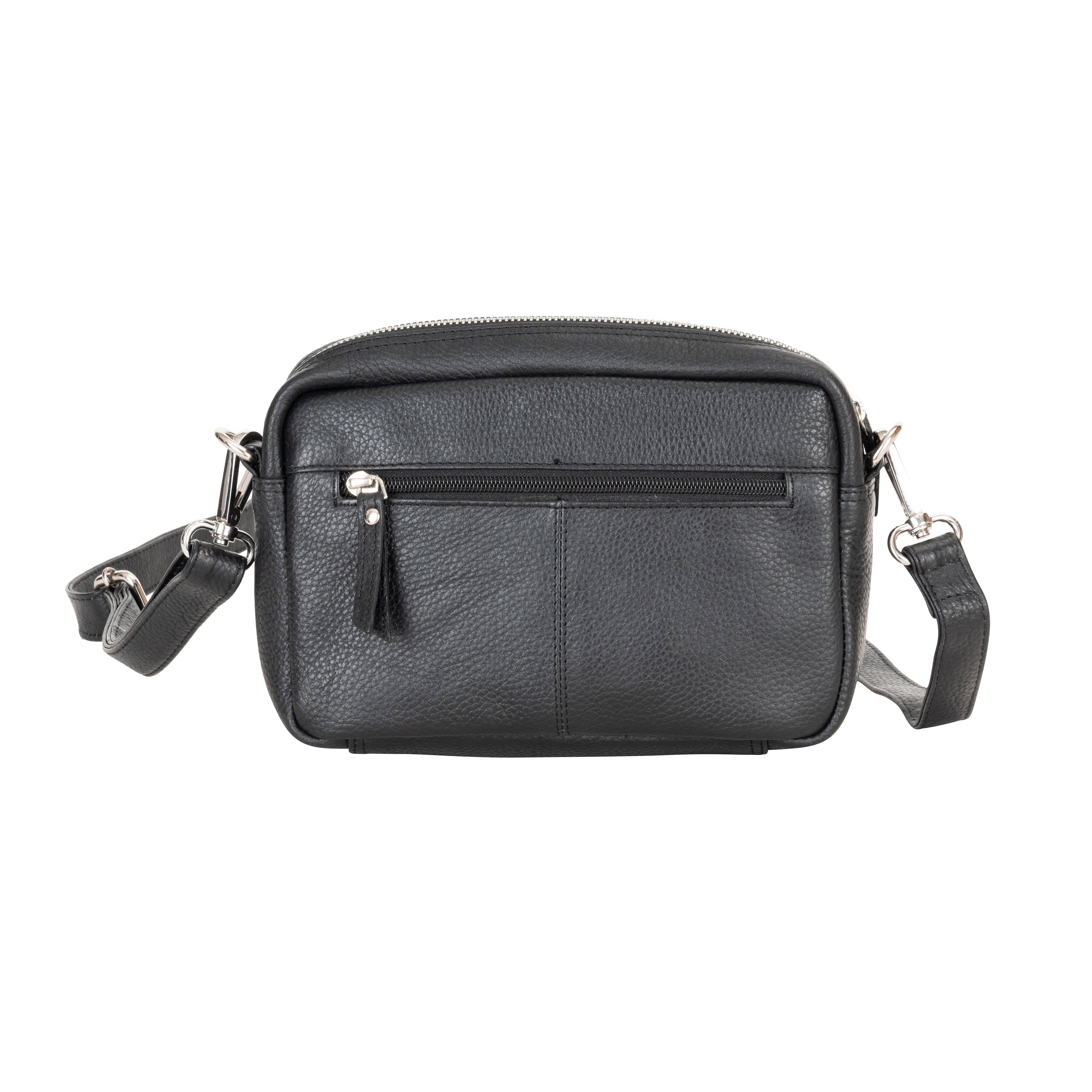 Greenwood Leather AU - Wholesale Crossbody bag – Women's - Siena Mini Crossbody – Black Leather Bag1